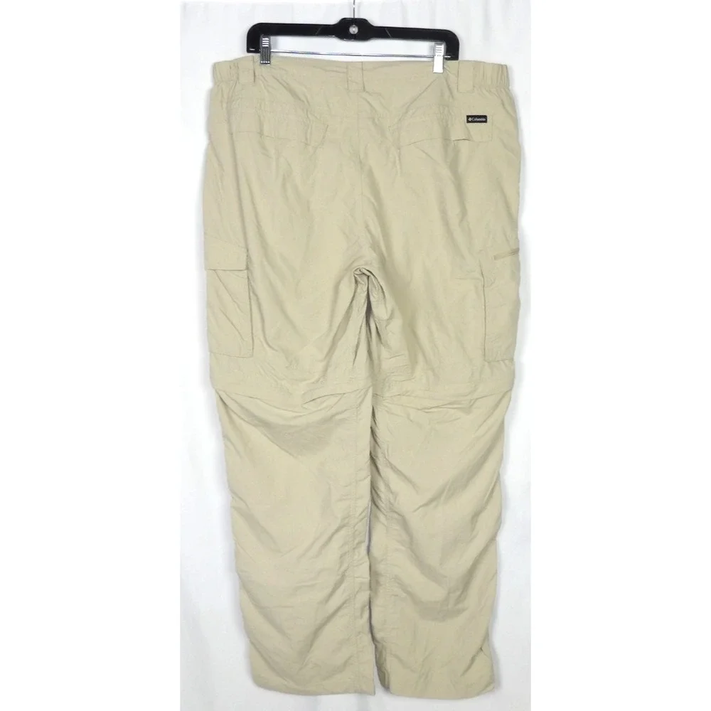Columbia 100% Nylon Convertible Zipper Pockets Hiking Trail Pants Men's‎ 42 X 32